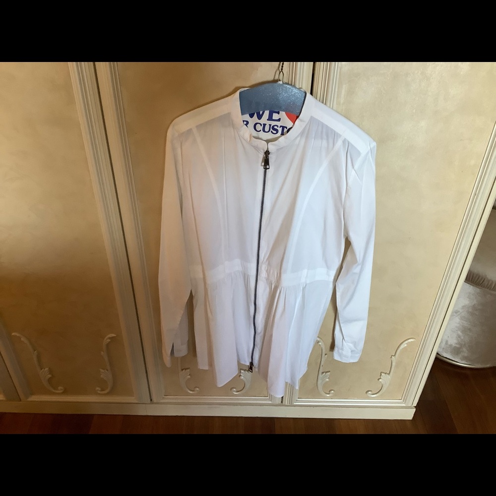 BURBERRY London zip up blouse